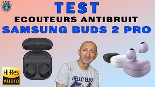 Vido-Test : TEST Ecouteurs Antibruit SAMSUNG BUDS 2 PRO (avec NOUVEAU Codec Audio...)