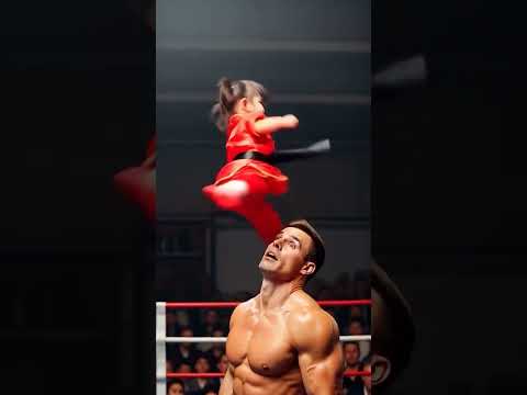 3-Year-Old vs 30-Year-Old Giant Fighter 27-Year Age Gap Battle Shock 😱