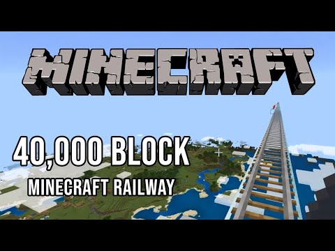 Click to view video 40k Underground Overground Minecraft Railway
