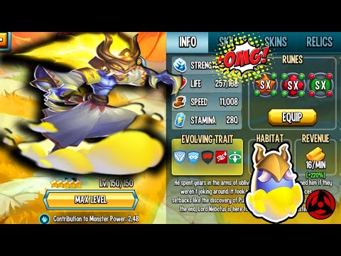 🔴Monster Legends - RAIJIN level 150 REview!!😱 793,482 Strenght :D