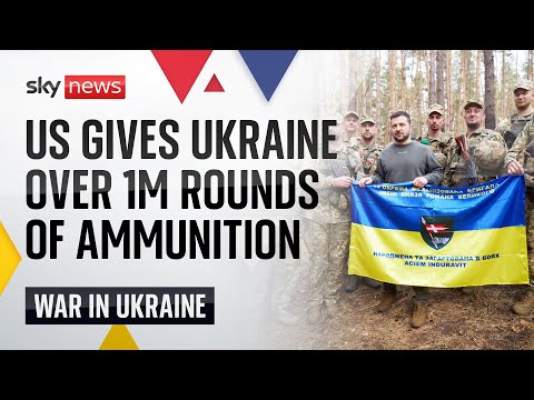 Ukraine war: US donates over 1 million rounds of ammunition