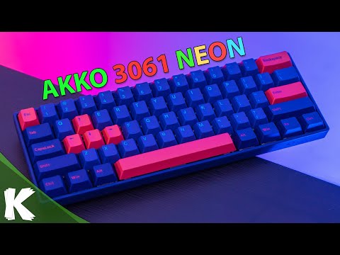 AKKO 3061S Neon RGB Keyboard | Lubrication & Review