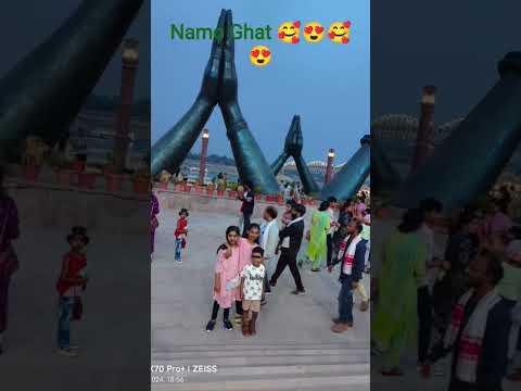 visiting namo Ghat beautiful place 🤗🥰🥰🤗🤩
