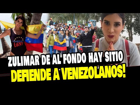 AFHS: ZULIMAR DEFIENDE A LOS VENEZOLANOS Y PIDE QUE NO LOS METAN A UN MISMO SACO