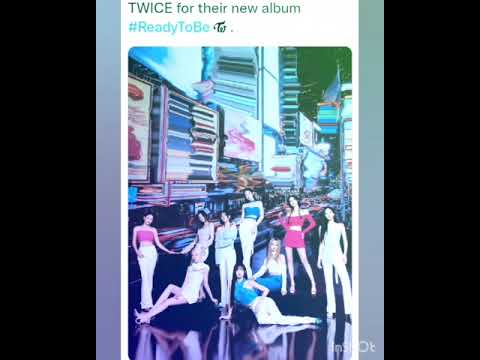 TWICE for their new album ReadyToBe