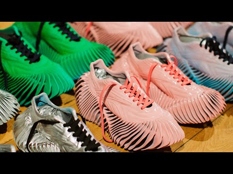 Reebok and Botter create vibrant collection of 3D-printed trainers with ridged soles
