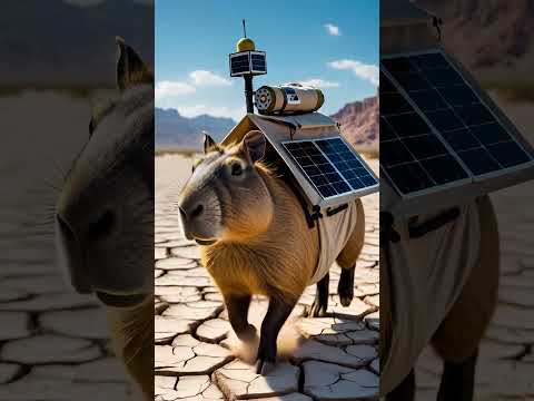 Man Turns Into Potato, Capybara Brings Cool Tent! #shorts #ai