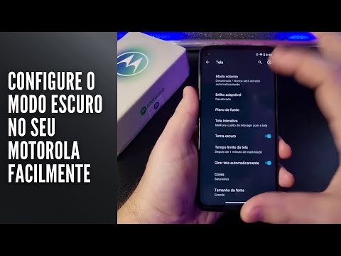 Configure o modo escuro no seu Motorola facilmente