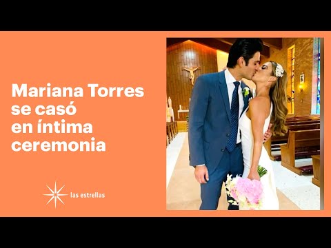 Mariana Torres sorprendió en las redes sociales al aparecer con su ahora esposo | Las Estrellas