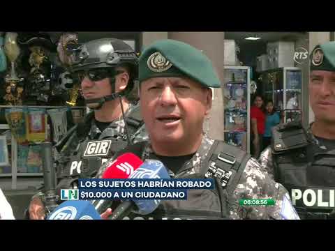 Logran capturar a dos presuntos sacapintas en Guayaquil