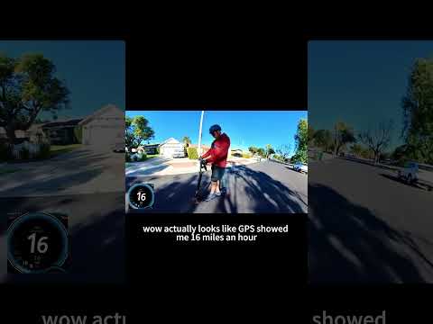 Caroma E22 Pro speed test（ Up to 16 MPH)