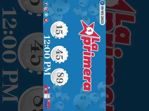 Lotería La Primera 12:00 PM De hoy 19 de Marzo del 2023