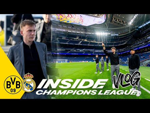 BVB-VLOG: THE TRAVEL DAY – Training, Flight, Bernabeu | Inside Champions league