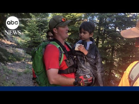 4-year-old reunited with family after night in the forest