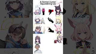 Rabbits vs Fox squabbling relationships #ブルーアーカイブ #ブルアカ #블루아카이브
