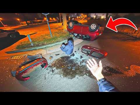 BROERTJE CRASHT ZIJN BROMMOBIEL...!