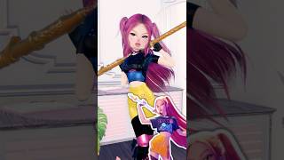 Mira from Kpop Demon Hunters Huntrix outfit tutorial #roblox #dresstoi