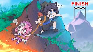 Carrying my IDIOT GIRL  FRIEND to the PEAK...