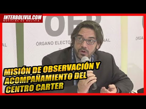 ?  PRIMERA INTERVENCIÓN DEL INFORME DEL FIN DE COMPUTO Centro Carter  - ELECCIONES BOLIVIA 2020