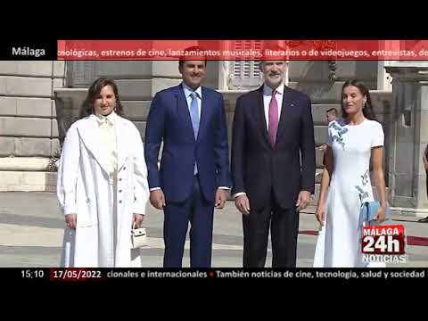 Noticia - Los Reyes reciben con honores al Emir de Qatar