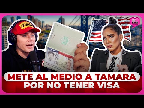 ALI DAVID METE AL MEDIO A TAMARA MARTÍNEZ POR NO TENER VISA AMERICANA