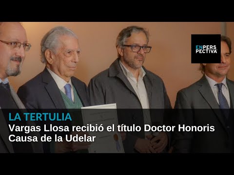 Vargas Llosa recibió el título Doctor Honoris Causa de la Udelar