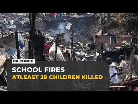 DR Congo fire: At least 29 schoolchildren killed in stampede