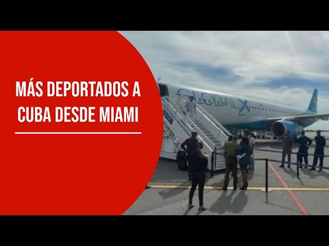 ÚLTIMA HORA: Sale Octavo vuelo con deportados a Cuba desde Miami