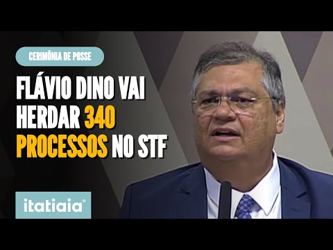FLÁVIO DINO TOMA POSSE NO CARGO DE MINISTRO DO STF
