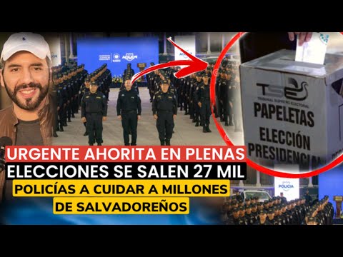 Urgente Salen 27 Mil Policías ahorita a cuidar las elecciones