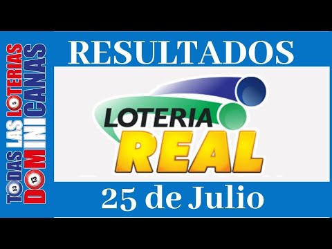 Lotería Real Domingo 25 de Julio  del año 2021 #todaslasloteriasdominicanas