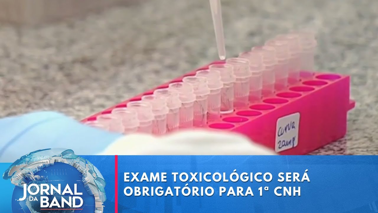Exame toxicológico passa a ser obrigatório para 1ª CNH de carro e moto | Jornal da Band
