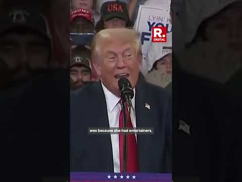 Trump Mocks 'Ultra-Left' VP Kamala Harris For Bringing 'Entertainers' To Her Rally