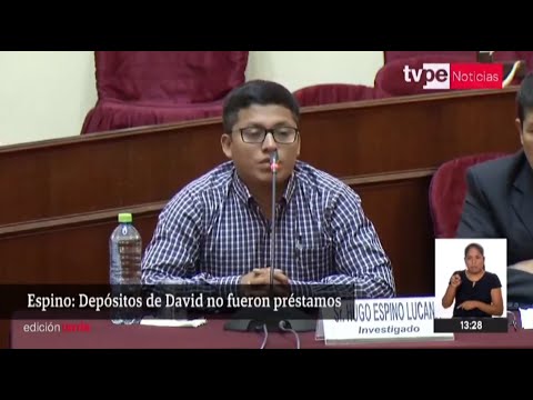 Hugo Espino se presentó ante Comisión de Fiscalización por caso Anguía