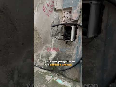 CABLES ELÉCTRICOS a la intemperie: otro RIESGO COTIDIANO en las calles de La Habana