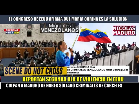 SE PRENDIO! Reportan SEGUNDA OLA de CRIMINALES VENEZOLANOS Maria Corina puede detener la migracion