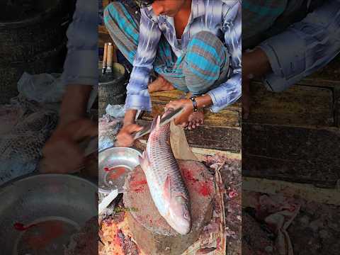 (Part:-414) Beautiful!! The Traditional Rohu Fish Cutting Skills in Bangladesh 😱 #shorts