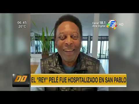 Pelé es hospitalizado nuevamente por tumor en San Pablo