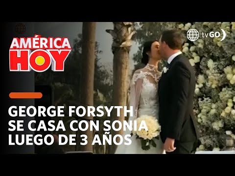 América Hoy: La boda de George Forsyth y Sonia La Torre (HOY)