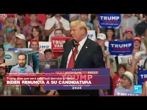 Informe desde Washington: así reaccionó Donald Trump al fin de la candidatura de Biden