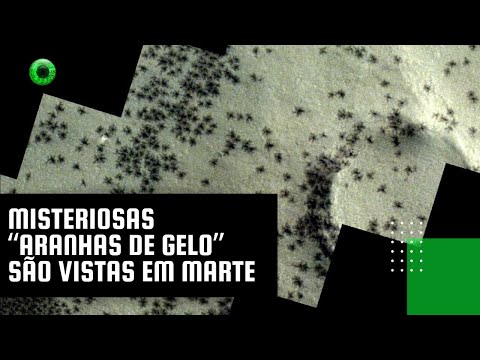 Misteriosas “aranhas de gelo” são vistas em Marte