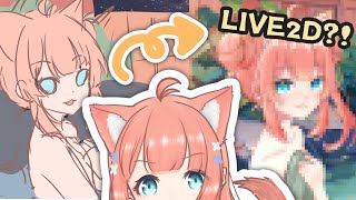 我一天内把插畫做成了Live2D模型？！ | 神無月ミハルㆁ米哈魯