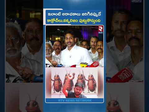 ఇలాంటి అరాచకాలు జరిగినప్పుడే కాక్రోచ్‌లు,నక్సలిజం పుట్టుకొస్తుంది | Ys Jagan Shocking Comments | RTV