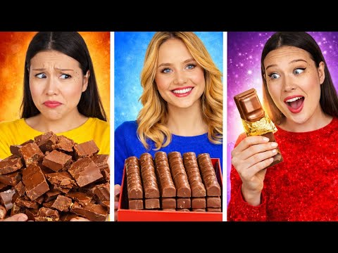 ベーシック vs ノーマル vs 高級チョコレート 🍫✨ 予算から高級までのサプライズ by 123 GO! CHALLENGE