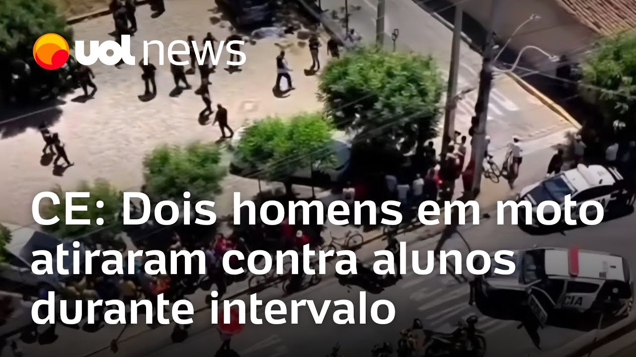 Ataque a escola em Sobral CE foi feito por dois homens em moto durante intervalo Madeiro detalha