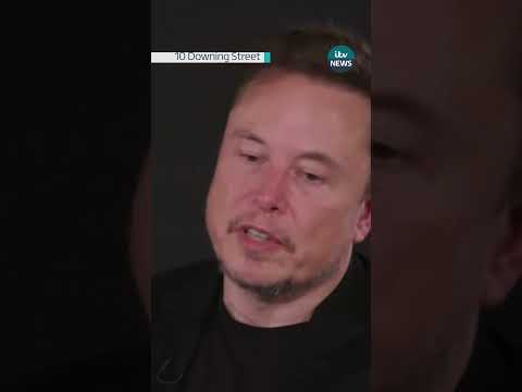 AI will mean 'no job is needed' #elonmusk tells #rishisunak #itvnews #news #artificialintelligence