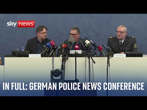 Police and prosecutors hold news conference after German Christmas market attack - Watch live