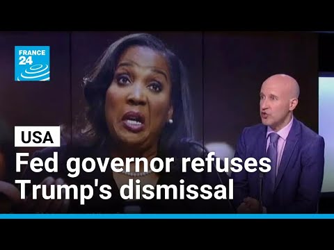 Fed governor Lisa Cook vows not tostep down, saying Trump lacks authority to fire her • FRANCE 24