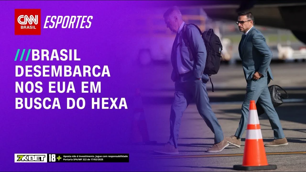Copa do Mundo: Brasil desembarca nos EUA em busca do hexa | LIVE CNN
