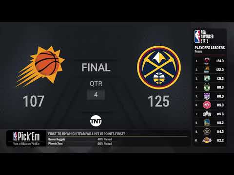 Suns @ Nuggets Game 1| #NBAPlayoffs presented by Google Pixel Live Scoreboard video clip